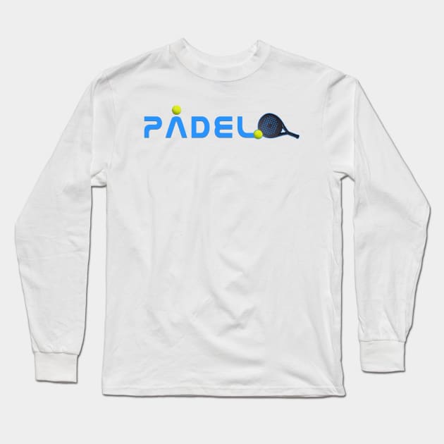 Pádel Sport 3 Long Sleeve T-Shirt by DymSportswear